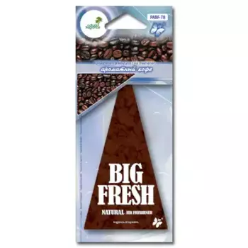 ароматизатор! воздуха пластинка ''BIG FRESH'' Ароматный кофе \