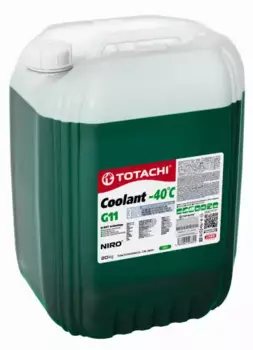 Антифриз TOTACHI 43220 зеленый готовый G11 20 кг