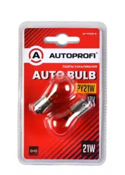 Автолампа AUTOPROFI AP-PY21W-B