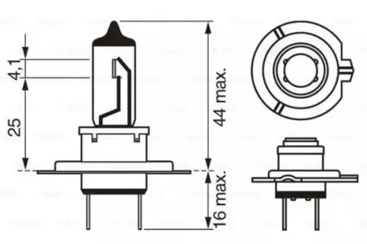 Автолампа галогенная BOSCH 1 987 302 804