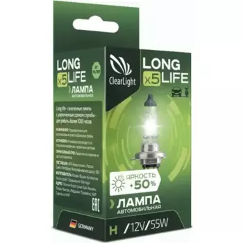 Автолампа галогенная CLEARLIGHT ML9007LL PX29t 3500K К