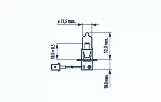 Автолампа галогенная NARVA 48335 PK22s
