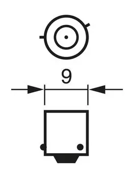 Автолампа галогенная BOSCH 1 987 301 061 BAX9s