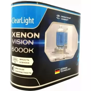 Автолампа галогенные CLEARLIGHT MLH1XV P14.5s 6000K К