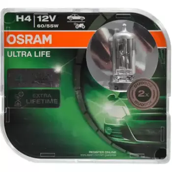 Автолампа галогенные OSRAM 64193ULT-HCB P43t