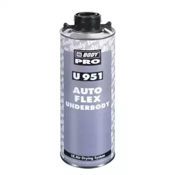 антикоррозийный состав BODY PRO U951 ! черн. 1 л Autoflex на основе каучука и синт смол\ 951.02.0000.1
