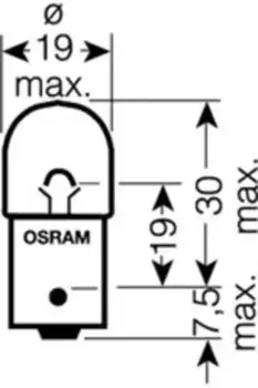Автолампа накаливания OSRAM 5008 BA15s