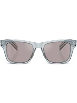 Солнцезащитные очки в квадратной оправе с логотипом Prada Eyewear, синий