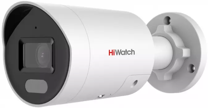 Видеокамера IP HiWatch IPC-B042C-G2/UL(2.8mm) 4Мп уличная цилиндрическая с LED-подсветкой до 40м, строб и динамиком 1/1.8" Progressive Scan CMOS; объе