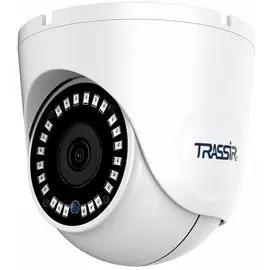 Видеокамера IP TRASSIR TR-D8121IR2 v6 2.8 уличная 2Мп с ИК-подсветкой. 1/2.7" CMOS, объектив 2.8 мм, поддержка кодека H.265+, real WDR (120dB), 3D-DNR