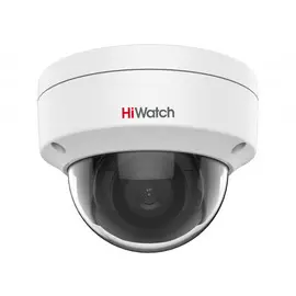 Видеокамера IP HiWatch DS-I202 (D) (4 mm) 2Мп уличная купольная мини с EXIR-подсветкой до 30м 1/2.7'' Progressive Scan CMOS матрица; объектив 4мм; уго