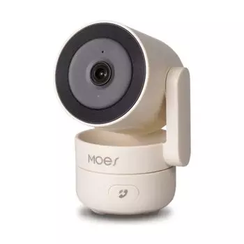 Видеокамера Moes WCM-P52-MS внутреннего наблюдения Smart Wireless PTZ Wi-Fi бежевый