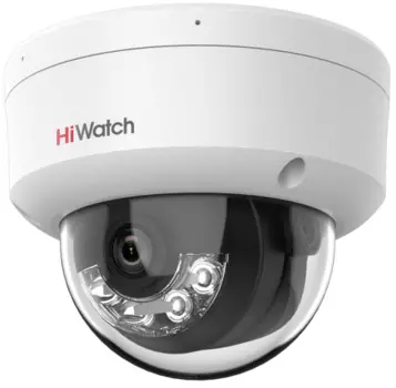 Видеокамера IP HiWatch DS-I452M (2.8 MM) (B) 4Мп уличная купольная с гибридной Smart-подсветкой и вс