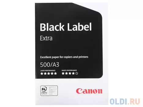 Бумага Canon Black Label Extra A3/80г/м2/500л.