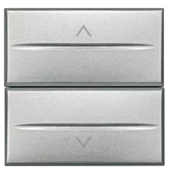 HC4027/2 Axolute 2-х кнопочный переключатель 16 А, 1Р 1-0-2 – 2 модуля Bticino