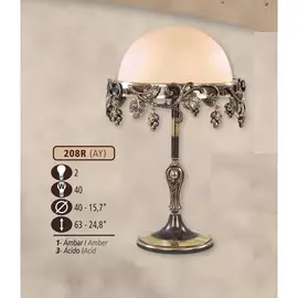 Интерьерная настольная лампа 208R 208R/2 AY AMBER/ACID Riperlamp
