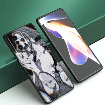 Чехол для телефона Junji Ito Terror Horror Anime для Xiaomi Mi A2 8 9 SE Note 10 10T 11 12 Lite 9T 11T 12S 12T Pro A3 6X 12X черный Xiaomi Mi A2(6X)