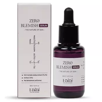 IZEZE Сыворотка с экстрактом азиатской центеллы Zero Blemish Serum 30.0