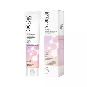 J. CAT BEAUTY Гель для умывания успокаивающий с экстрактом вишни и центеллой азиатской SoonSoo Calming pH Balancing Gel Kleanser