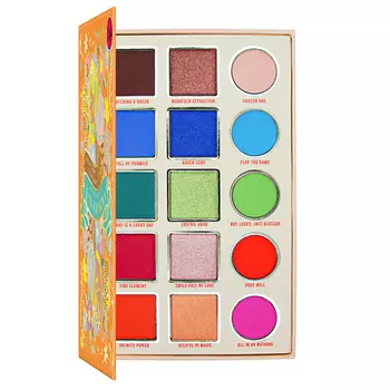 J. CAT BEAUTY Палетка теней для век 15 оттенков HOUSE OF QUEENS