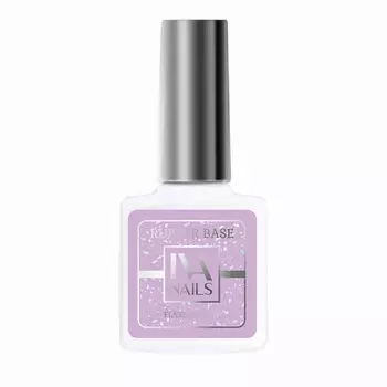 IVA NAILS Каучуковая база для гель-лака FLAKES OF JOY