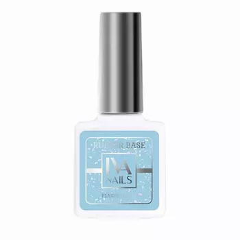 IVA NAILS Каучуковая база для гель-лака FLAKES OF JOY