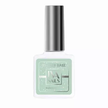 IVA NAILS Каучуковая база для гель-лака FLAKES OF JOY