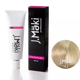 J.MÄKI PROFESSIONAL Краситель для волос 10.2 Жемчужный светлый блондин