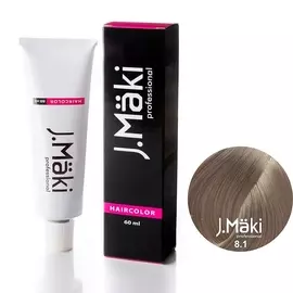 J.MÄKI PROFESSIONAL Краситель для волос 8.1 Пепельный светло-русый