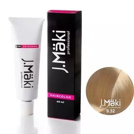 J.MÄKI PROFESSIONAL Краситель для волос 9.32 Бежевый блондин