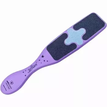 JACKS.BEAUTY Терка педикюрная двухсторонняя на деревянной основе «Зellan»