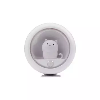 JAZZWAY Ночник-светильник детский КОТИК TS8-CAT-SENS, акк-р, датчик освещ.