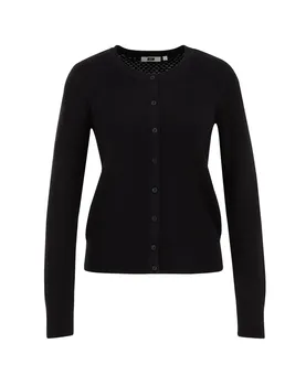 Вязаный кардиган WE Fashion Knit Cardigan, черный
