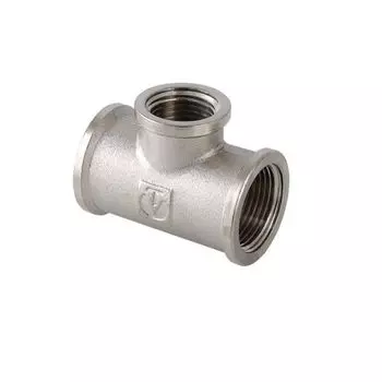 Тройник латунный переходной Valtec 3/4"х 1/2"х 3/4" ВР-ВР-ВР VTr.750.N.0504