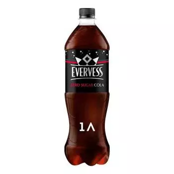 Вода газированная Evervess Кола б/с, 1 л