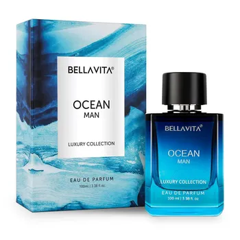 Bella Vita Luxury OCEAN Aquatic Eau De Parfum для мужчин с морскими нотами, орхидеей и мускусом 100ML