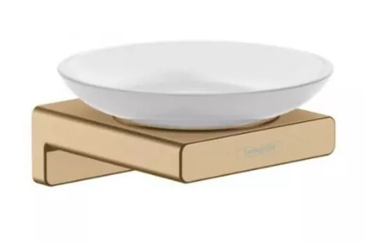 Мыльница Hansgrohe AddStoris 41746140 шлифованная бронза
