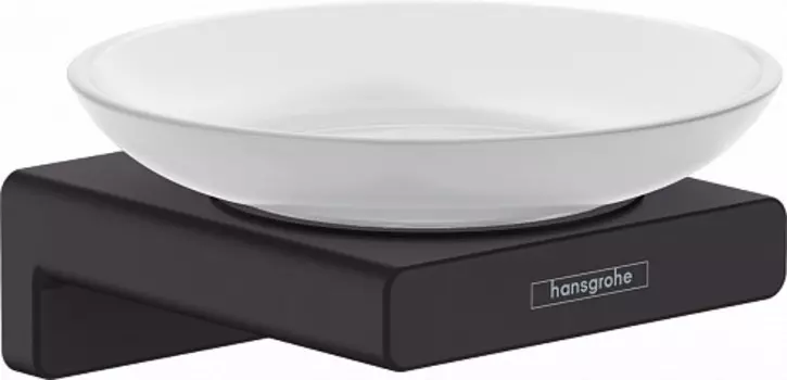 Мыльница Hansgrohe AddStoris 41746670, матовый чёрный