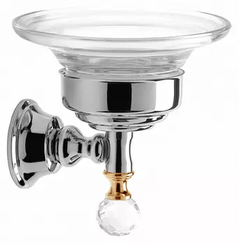 Мыльница Webert Karenina KA500101017 хром/золото