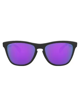 Oakley солнцезащитные очки Frogskins с зеркальными линзами, черный