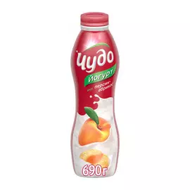Йогурт Чудо Персик, абрикос 2,4% 690 г