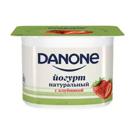 Йогурт Danone c клубникой 2,9% 110 г