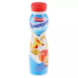 Йогурт Ehrmann Эрмигурт Персик, маракуйя 1,2% 290 г
