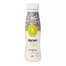 Йогурт Фермер рекомендует яблоко, злаки 1,5% 290 г