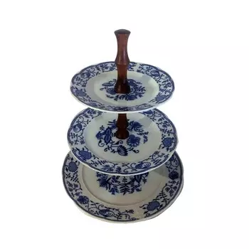 Этажерка трехярусная Thun 1794 Натали луковичный узор 27/34/40 см