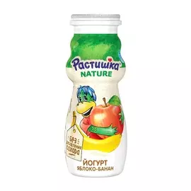 Йогурт Растишка Яблоко-банан, 90 г