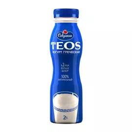 Йогурт Савушкин продукт Teos Греческий Натуральный 2% 300 г