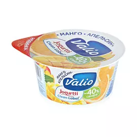 Йогурт Valio Clean Label манго, апельсин 2,9% 120 г
