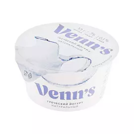 Йогурт Venn's Греческий обезжиренный натуральный 0,1% 130г