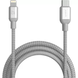 Кабель Adam Elements PeAk II USB-C - Lightning 1,2 м серебристый